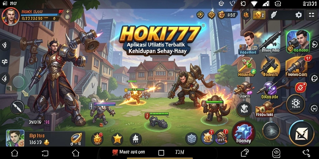 Tampilan antarmuka HOKI777 yang modern dan fungsional.