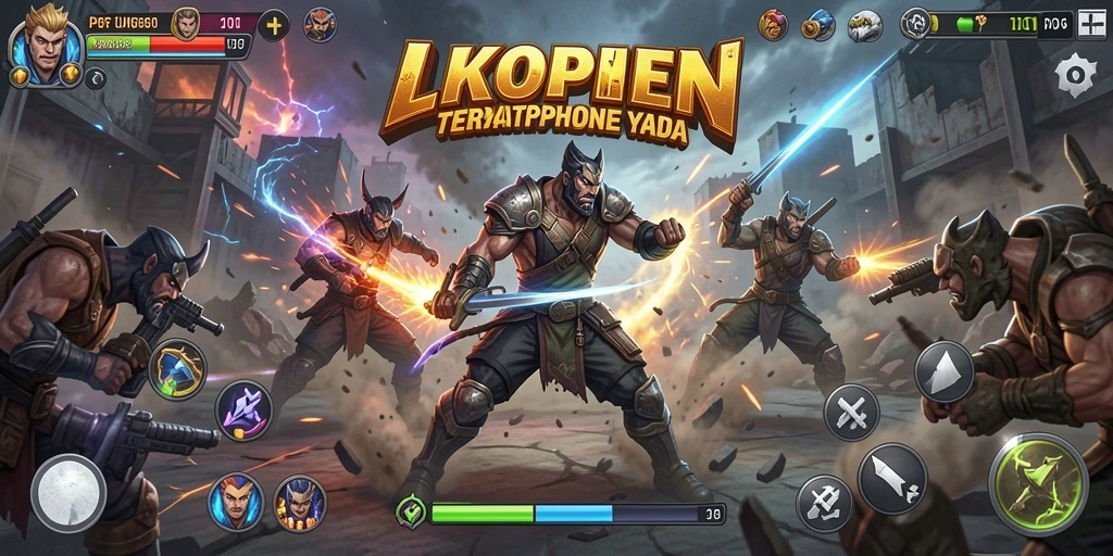 Gameplay Fighting yang menegangkan dan seru dalam LKOPEN.