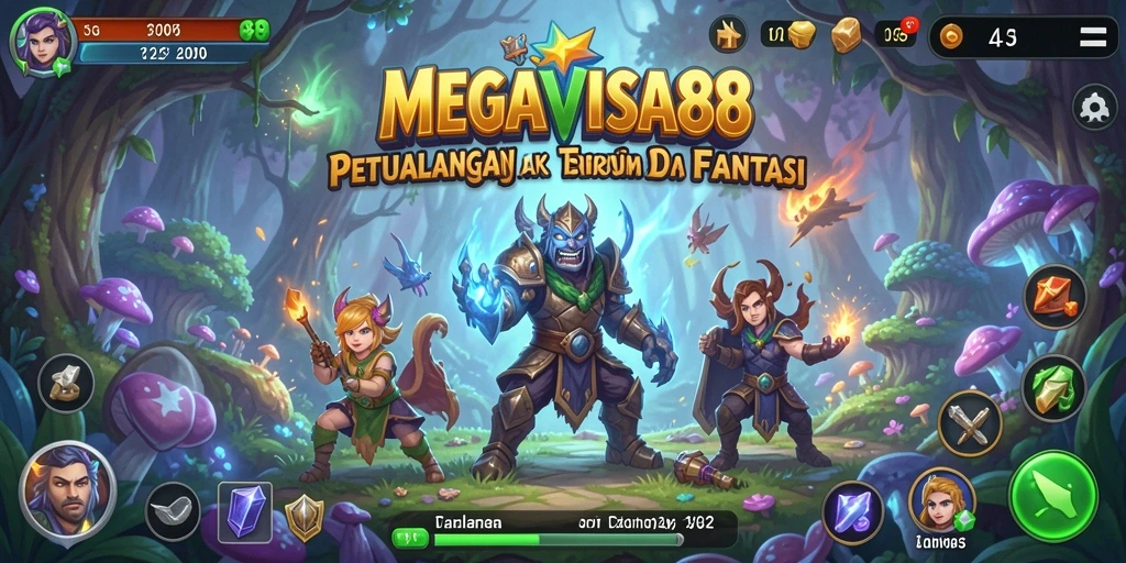 Screenshot gameplay MEGAVISA88 yang menampilkan aksi seru petualangan.