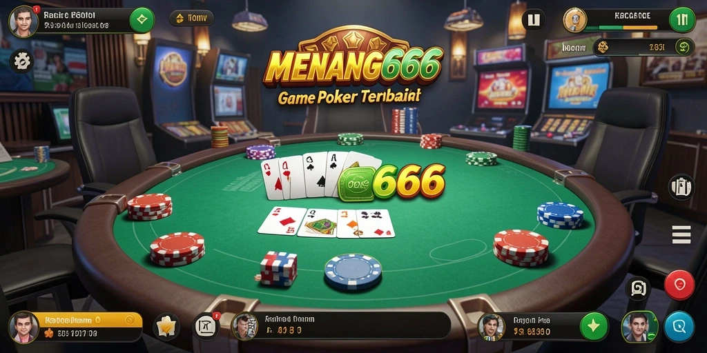 Tampilan utama game Poker MENANG666 dengan grafik yang menarik.