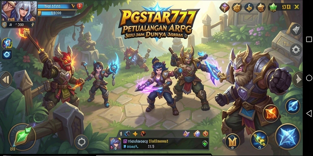 Tangkapan layar PGSTAR777 menunjukkan aksi pertarungan mendebarkan dalam dunia ARPG yang menawan.