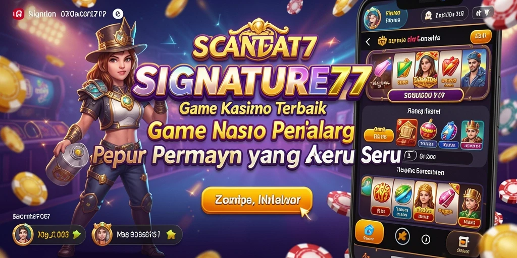 Tampilan seru gameplay Kasino di SIGNATURE77.
