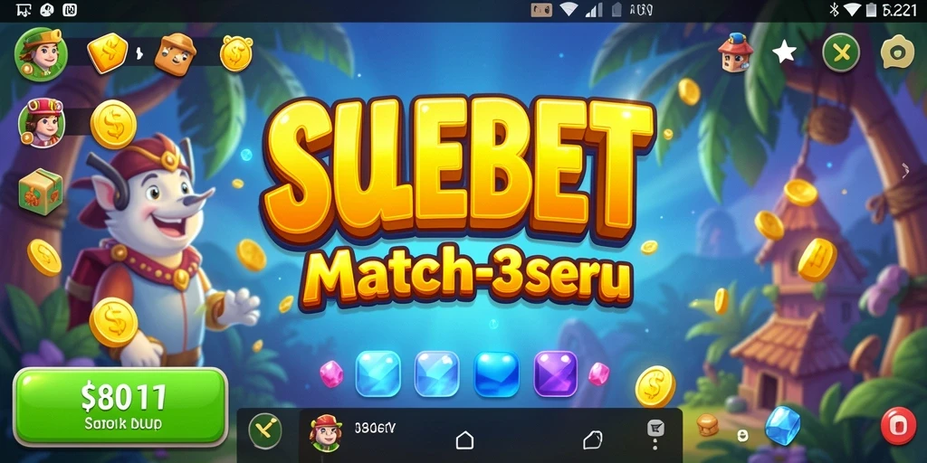 Screenshot utama SULEBET menampilkan gameplay seru dengan warna-warni cerah.