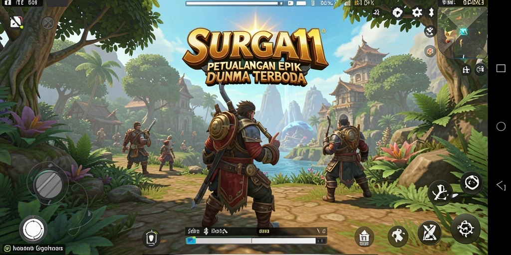 Tampilan screenshot gameplay open world yang menakjubkan dari SURGA11.